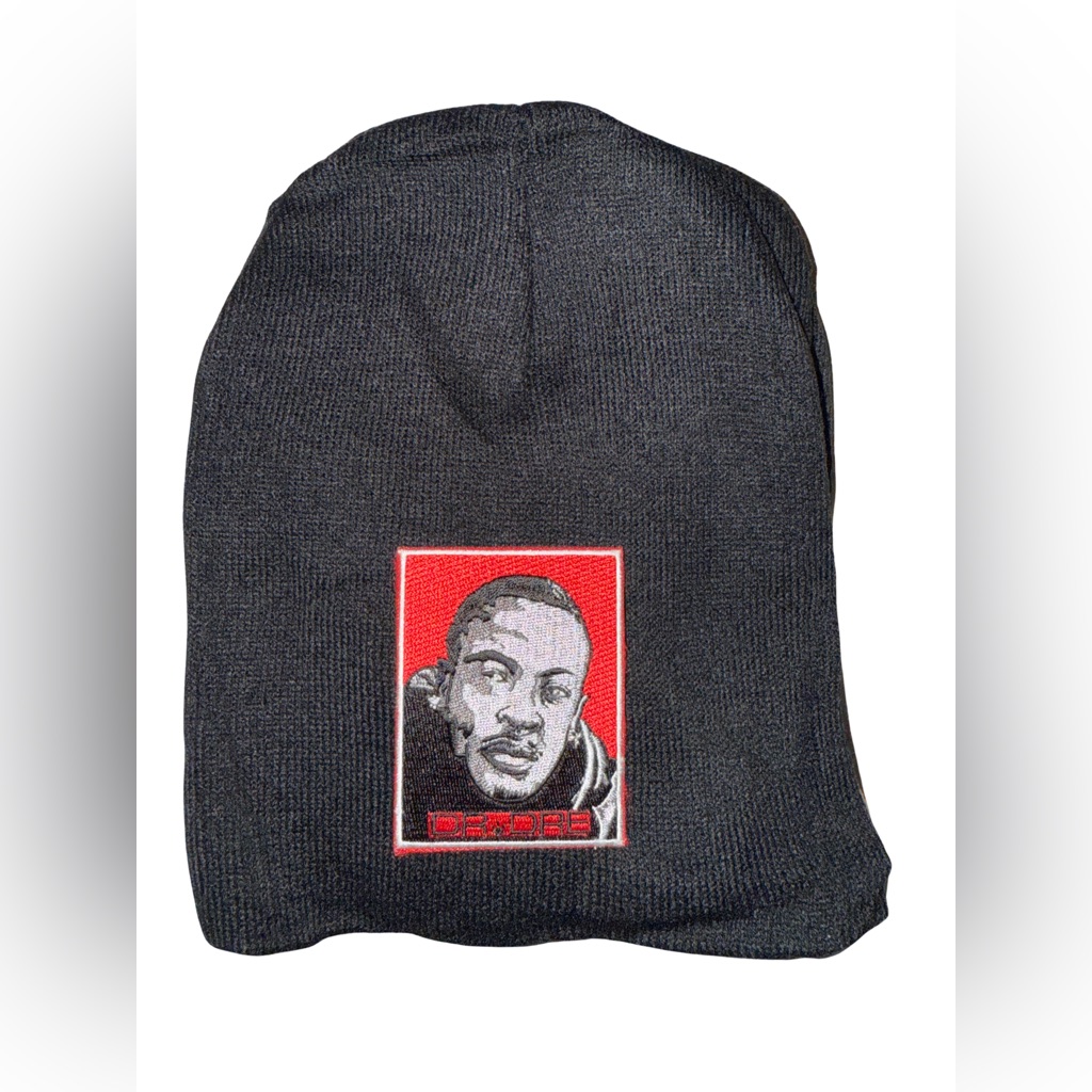 Black Graphic Knit Sweater Dr Dre